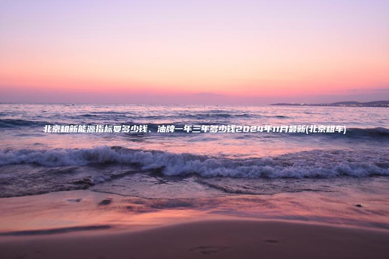 北京租新能源指标要多少钱、油牌一年三年多少钱2024年11月最新(北京租车) 北京租新能源指标要多少钱、油牌一年三年多少钱2024年11月最新(北京租车)
