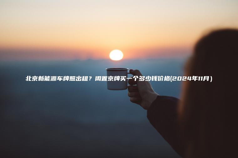 北京新能源车牌照出租?闲置京牌买一个多少钱价格(2024年11月) 北京新能源车牌照出租?闲置京牌买一个多少钱价格(2024年11月)