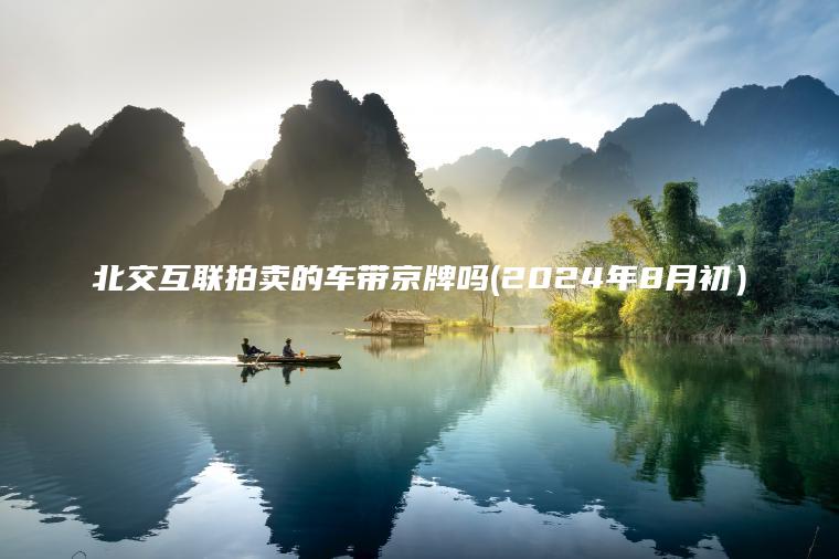 北交互联拍卖的车带京 口袋车务 北交互联拍卖的车带京牌吗2024年8月初
