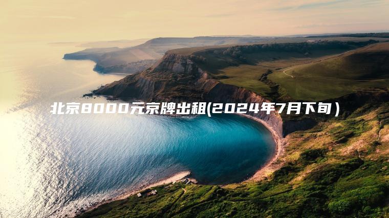 北京8000元京牌出租2024年7月下旬