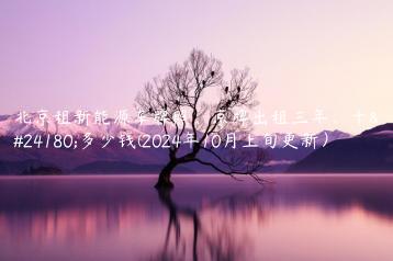 北京租新能源车牌照京牌出租三年十年多少钱2024年10月上旬更新