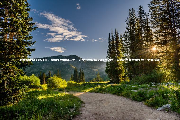 解析北京租车牌规则 口袋车务 解析北京租车牌规则揭秘车牌出租三年五年多少钱2024年8月2021年北京租车牌一年多少钱