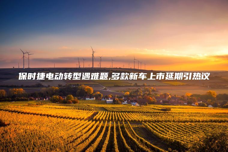 保时捷电动转型遇难题多款新车上市延期引热议