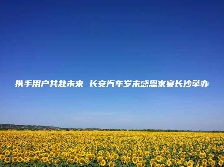 携手用户共赴未来 长安汽车岁末感恩家宴长沙举办