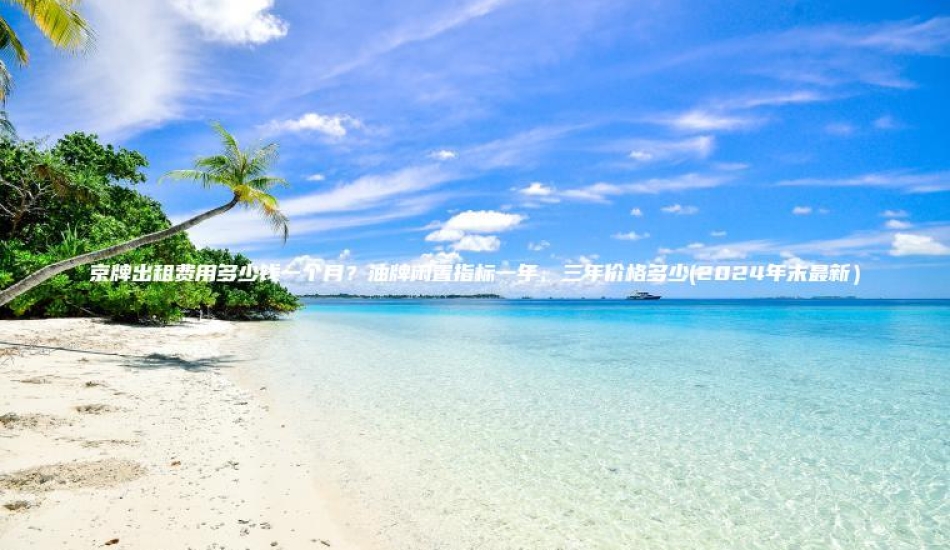 京牌出租费用多少钱一个月？油牌闲置指标一年、三年价格多少(2024年末最新）