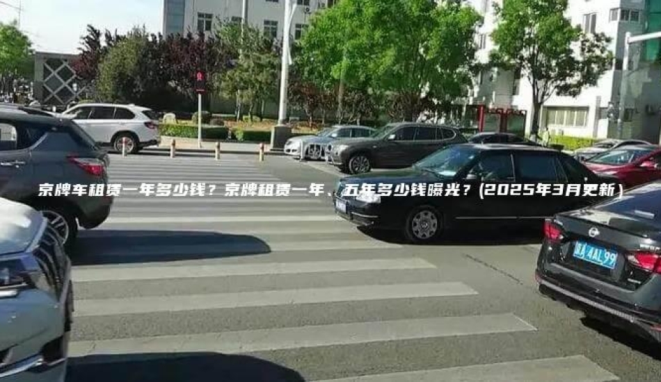 京牌车租赁一年多少钱？京牌租赁一年、五年多少钱曝光？(2025年3月更新）