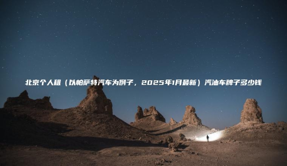 北京个人租（以帕萨特汽车为例子，2025年1月最新）汽油车牌子多少钱