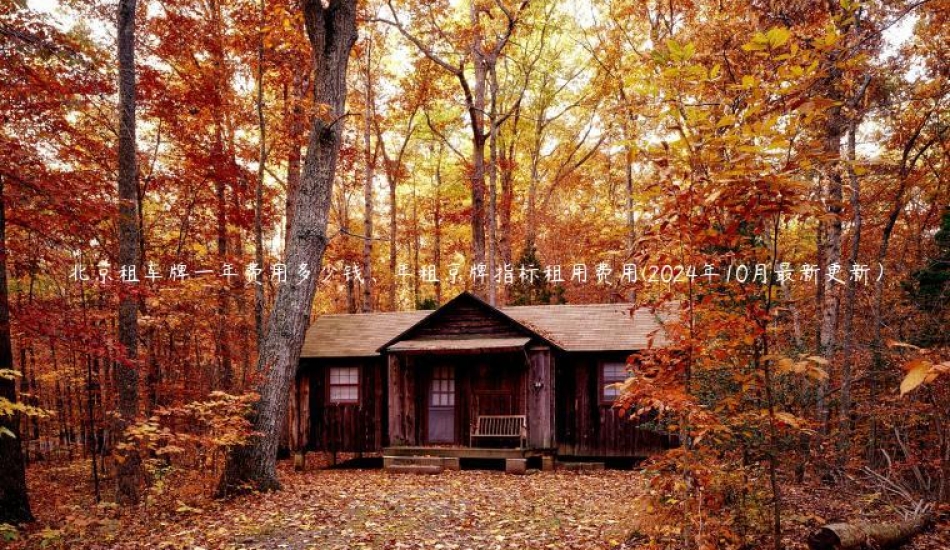 北京租车牌一年费用多少钱、年租京牌指标租用费用(2024年10月最新更新）