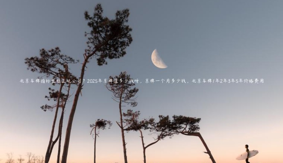 北京车牌指标出租正规公司?2025年京牌值多少钱呀,京牌一个月多少钱,北京车牌1年2年3年5年价格费用