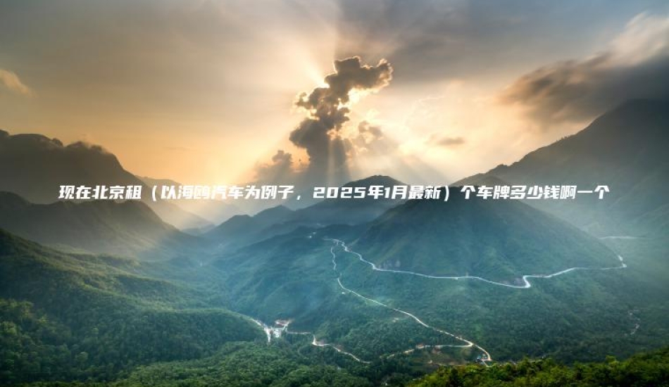 现在北京租（以海鸥汽车为例子，2025年1月最新）个车牌多少钱啊一个