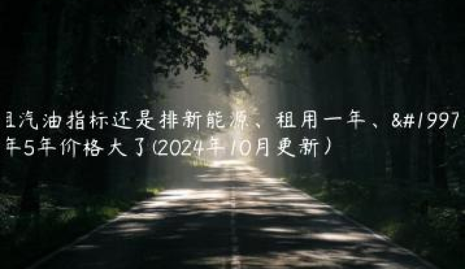 租汽油指标还是排新能源、租用一年、三年5年价格大了(2024年10月更新）